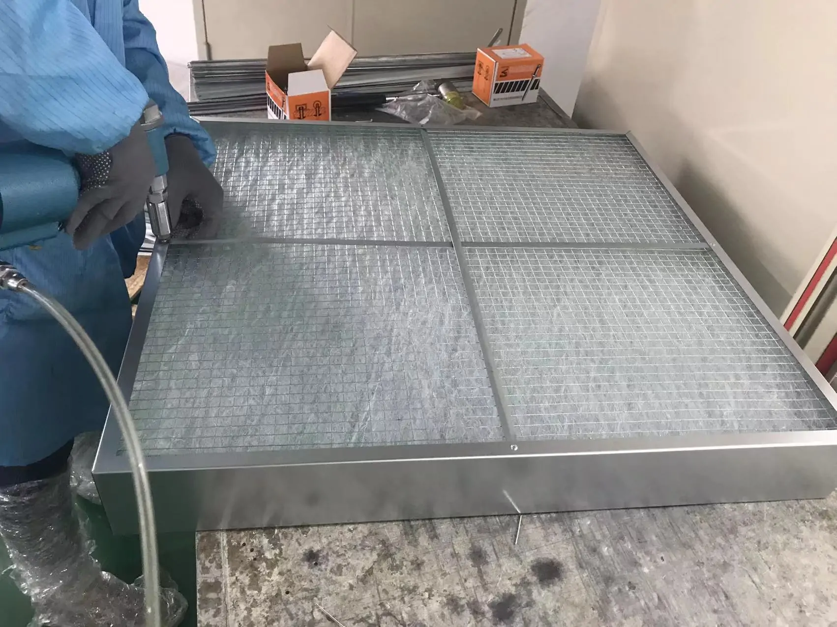 paint arrestor filter